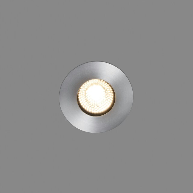 Grund LED Large Outdoor In Ground Recessed Spotlight Matt Nickel IP67