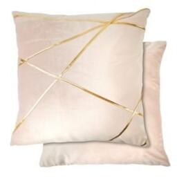 Fractal Cushion Cover 43cm x 43cm Blush Pink Pink