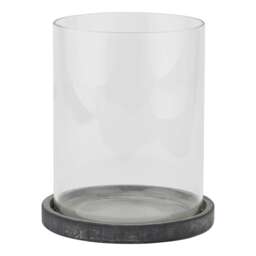 Hill Interiors Amalfi Hurricane Lantern - Grey - One Size (UTHI4945)