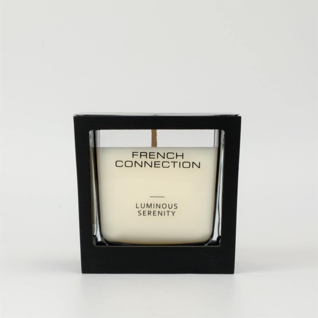 French Connection Wooden Collection Luminous Serenity Candle 200g