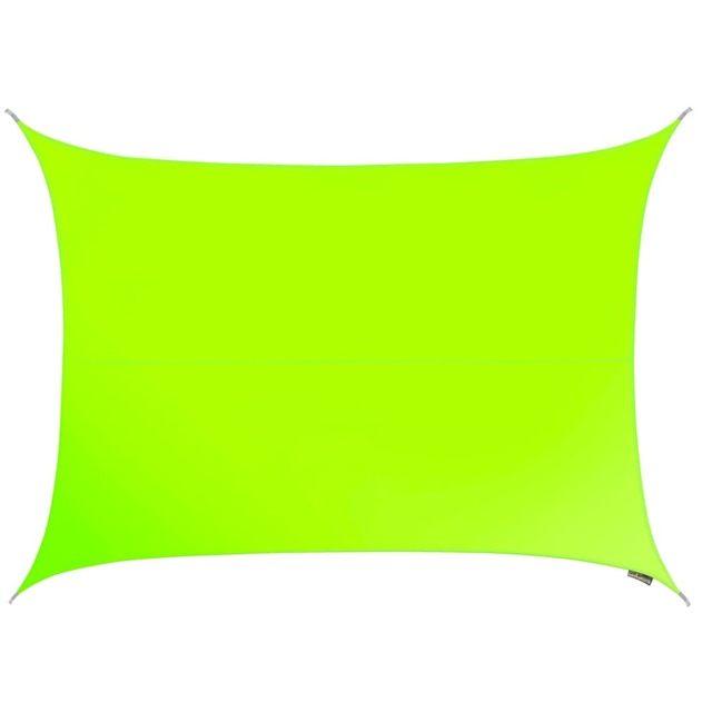 6m x 5m Rectangle Water Resistant Lime Green Sun Shade Sail
