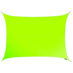 6m x 5m Rectangle Water Resistant Lime Green Sun Shade Sail