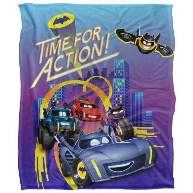 Batwheels Time For Action Blanket - Multicoloured - One Size