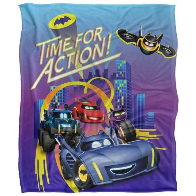 Batwheels Time For Action Blanket - Multicoloured - One Size