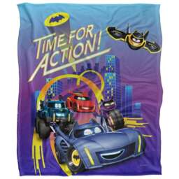Batwheels Time For Action Blanket - Multicoloured - One Size