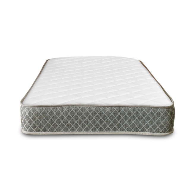 Diamond Memory Foam and Spring Hybrid Mattress Breathable Cooling Surface White European King Size
