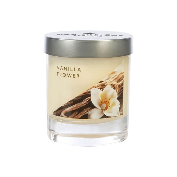 Wax Lyrical Vanilla Flower Small Candle Jar Cream
