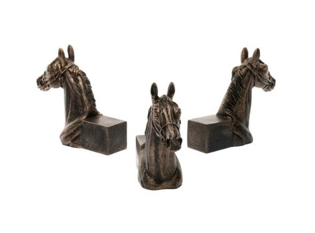 Horse Plant Pot Feet - Set of 3 - L11.5 x W4 x H10.5 cm Grey