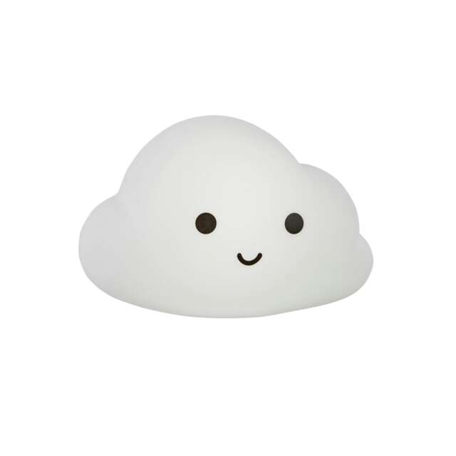 BHS Glow Kid's LED Cloud Colour Changing Wall Light, White White White 1