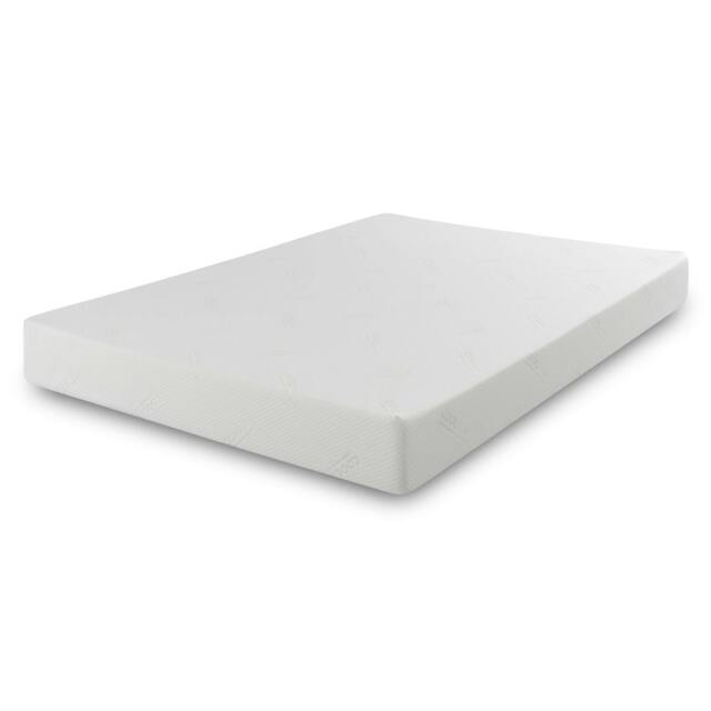 CoolMax All Foam Memory Foam Mattress - 6 inch Deep, Temperature-Regulating Comfort White European King Size