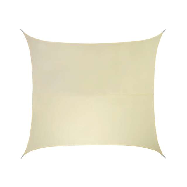 3.6m Square Water Resistant Ivory Sun Shade Sail