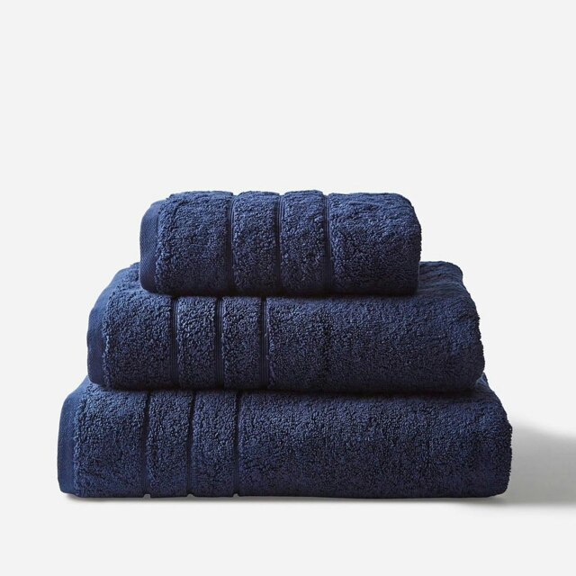 Hotel Luxury Heavyweight 800GSM Towels - 100% Cotton Blue Navy Bath towel