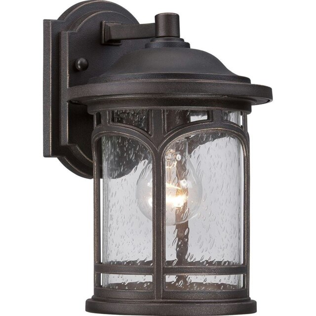 Marblehead 1 Light Small Wall Lantern - Palladian Bronze Finish, E27