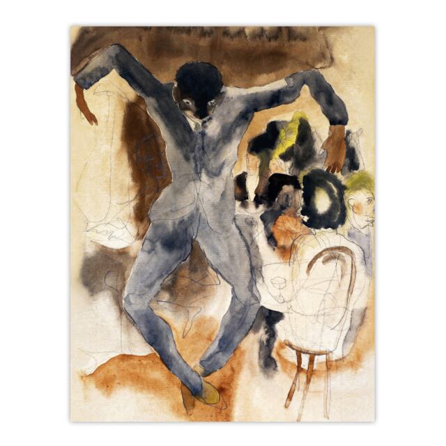 "Dancing At Marshalls Hotel Charles Demuth Huge Wall Art Poster Print 24X32"""