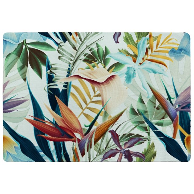 Tropical Plants Rug Multi