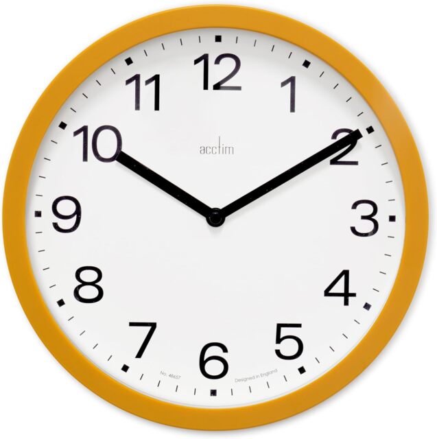Acctim Renhold Wall Clock Contemporary 25cm