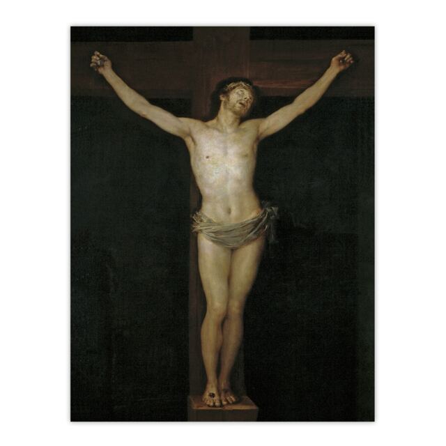 "Christ Crucified Bible Scene Francisco Goya Huge Wall Art Poster Print 24X32"""