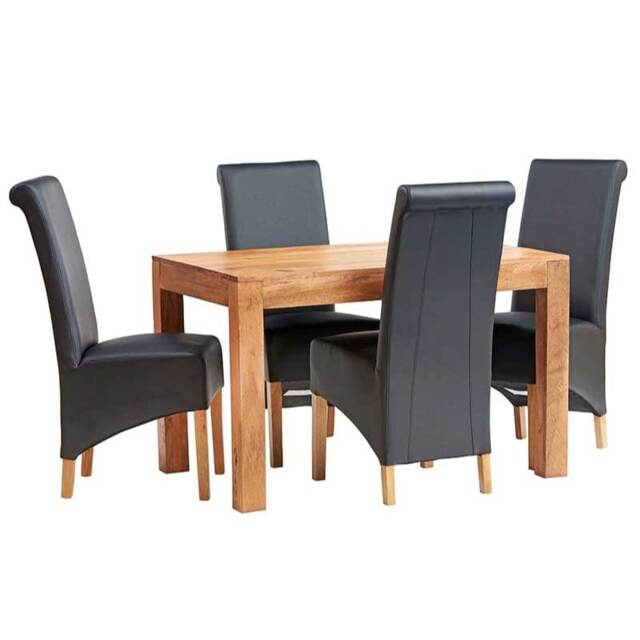 Logan Light Mango Small Dining Table 4ft (120cm) Brown
