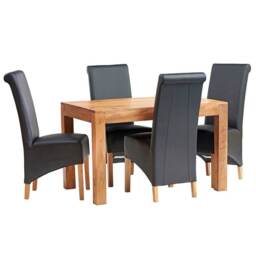 Logan Light Mango Small Dining Table 4ft (120cm) Brown