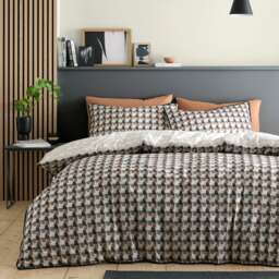 Appletree Jett Duvet Cover Set Brown/Bracken