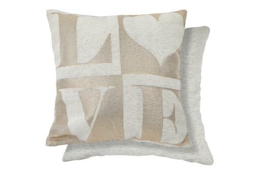 Amor Love Cushion Cover NaturalGold Gold Gold