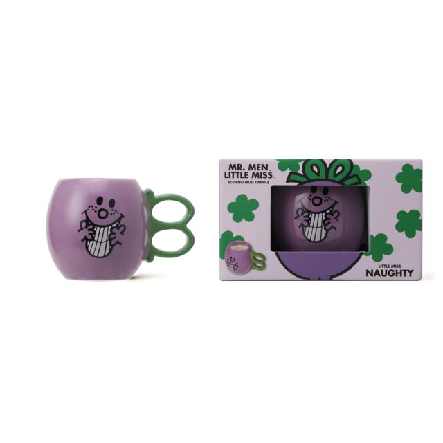 Little Miss Naughty Scented Mug Candle - Lavender & Juniper Berry