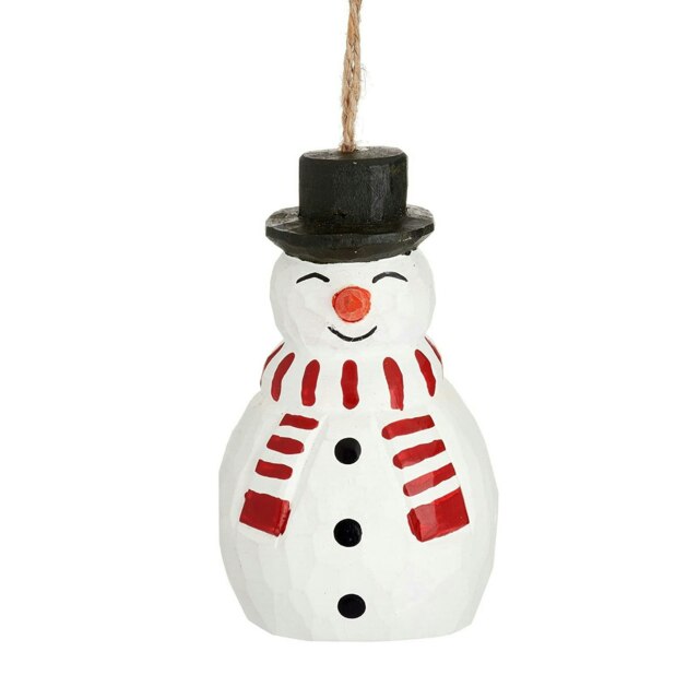 Sass & Belle Christmas Tree Decoration Wooden Snowman
