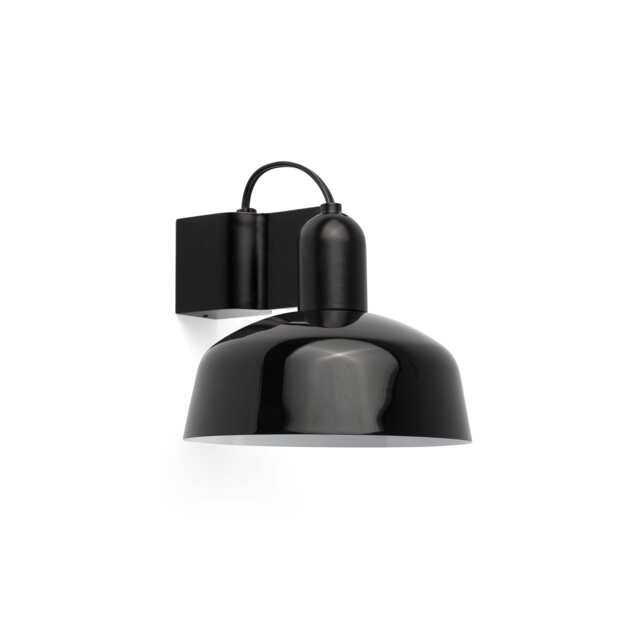 Tatawin Dome Wall Lamp Black, Gloss Black 1x E27