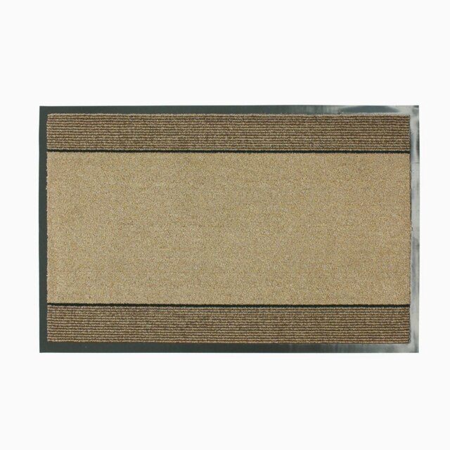 JVL Miracle Barrier Doormat 60x90cm, Beige