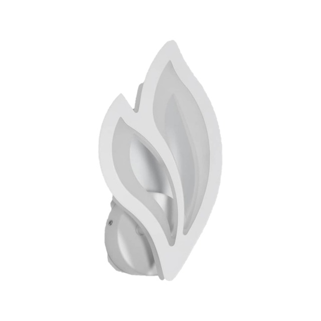 LED Indoor White Wall Light Creative Leaf-Shaped Wall Lam