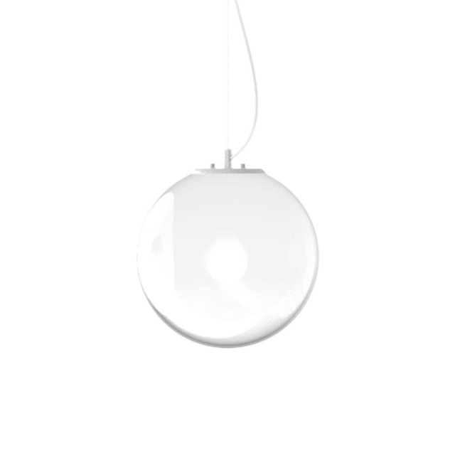 Mapa Clear 30cm Globe Pendant Ceiling Light Opal