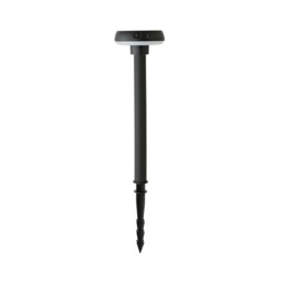 ValueLights LED Matte Black Solar Panel Spike Light Black