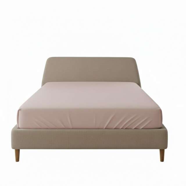 Flannelette Fitted Sheet Extra Deep 40cm Skirt Soft Brushed Cotton Pink Double