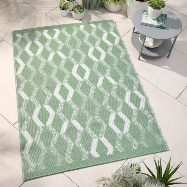 Fusion Rico Outdoor Outdoor Rug Green