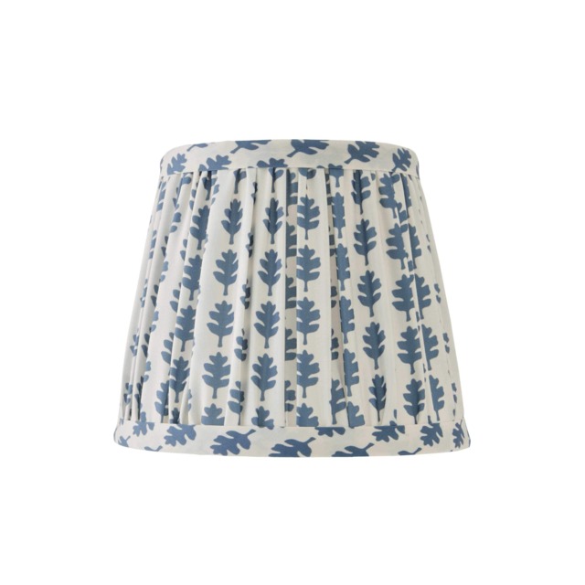ValueLights Grange Extra Small Blue Floral Pleated Shade