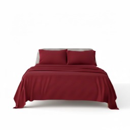 Flannelette Cotton Duvet Cover Set Soft Brushed Warm Bedding Set Red Single