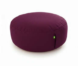 Bean Lazy Wine Burgundy Round Pouffe Footstool