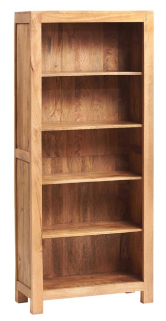 Poko Light Mango Large Open Bookcase Brown Brown