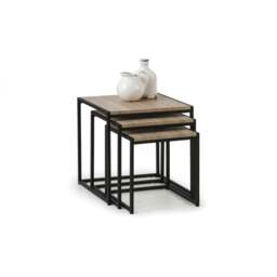 Classic Sonoma Oak Nest of Tables Brown Brown