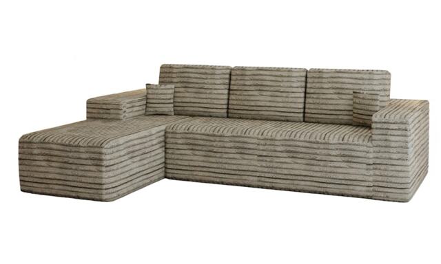 Modern L Shaped Corner Sofa with Chaise Deep Seating Detachable Headrest Cushions No Assembly Living Room Sofa
