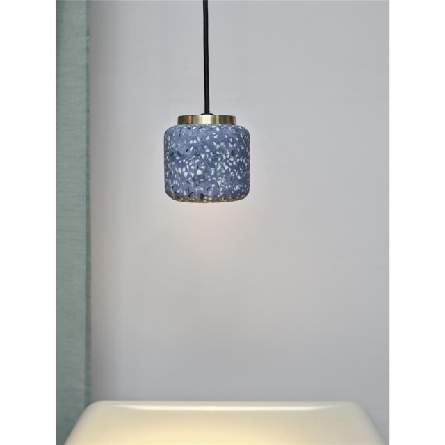 Osram Decor Terazzo Ball Pendant Ceiling Light GU10 Blue 5W LED Modern Indoor Blue Blue 1