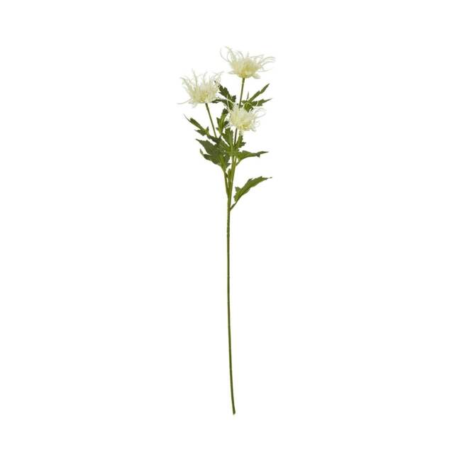 Hill Interiors Sea Holly Spray Artificial Flower - Cream - One Size