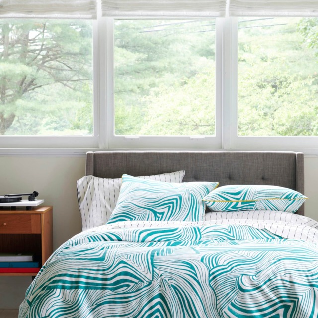 Martex Green Zebra Marble Duvet Cover Set Green King Green King