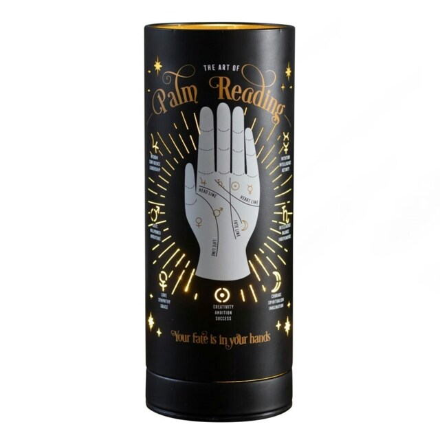 Something Different Palm Reading Aroma Lamp - Black/Grey/Yellow - One Size