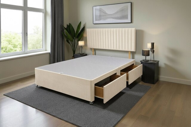 Emily Divan Bed Base 2 Drawers And Headboard