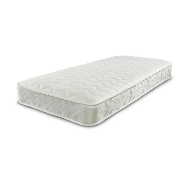 Close Wave Hybrid Mattress - 8 inch Deep, Memory Foam Comfort Layer White European Single