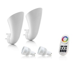 Auraglow Plugin Uplighter Smart Light Bundle White
