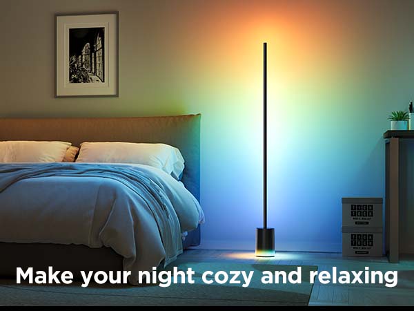 Govee Standing Cylinder Floor light - RGBICWW Floor Lamp (Support Matter) Multi