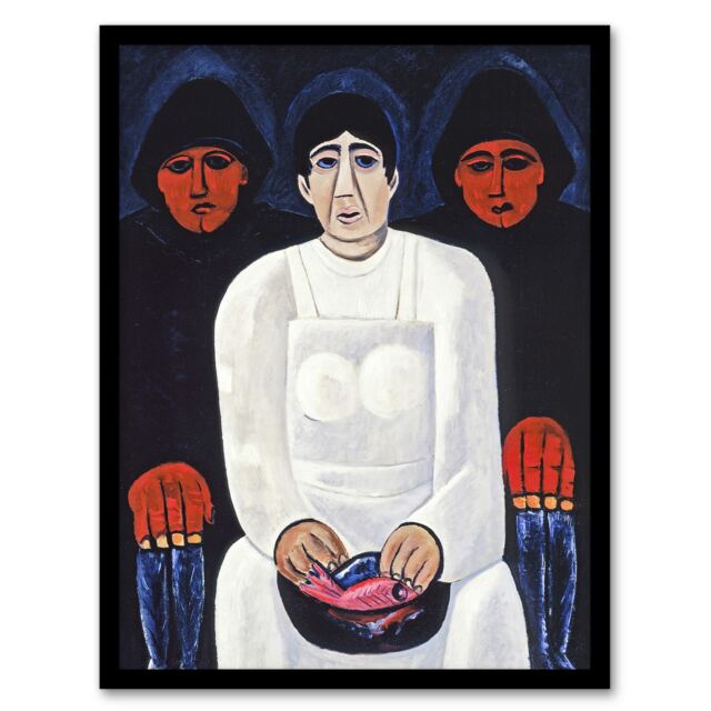 "The Lost Felice Oil Painting Marsden Hartley Framed Wall Art Print 12X16"""