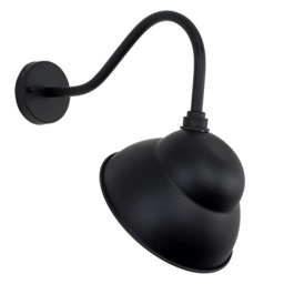 ValueLights Porter Black IP23 Outdoor Wall Light Black